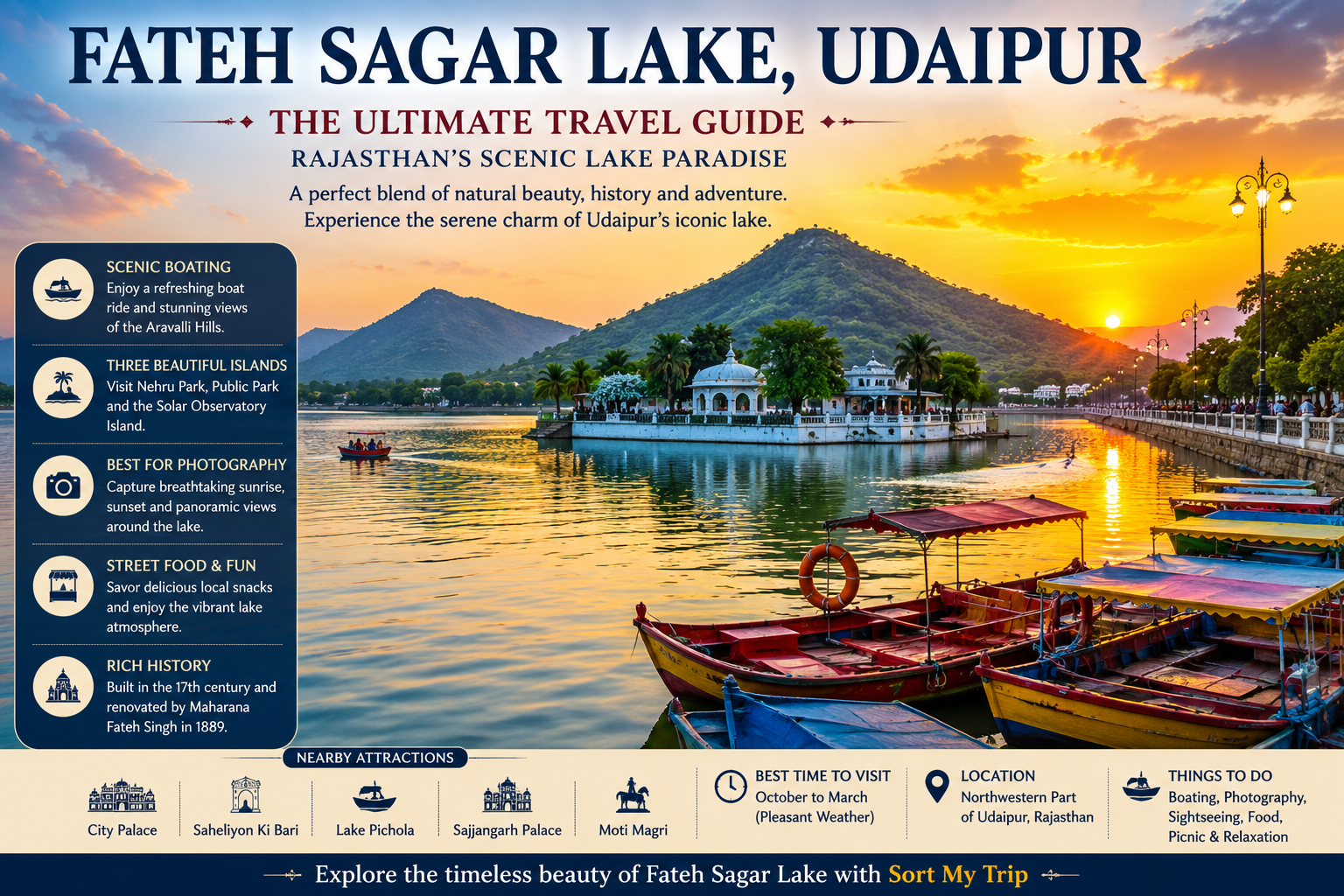 Fateh Sagar Lake Udaipur: The Ultimate Travel Guide to Rajasthan's Scenic Lake Paradise